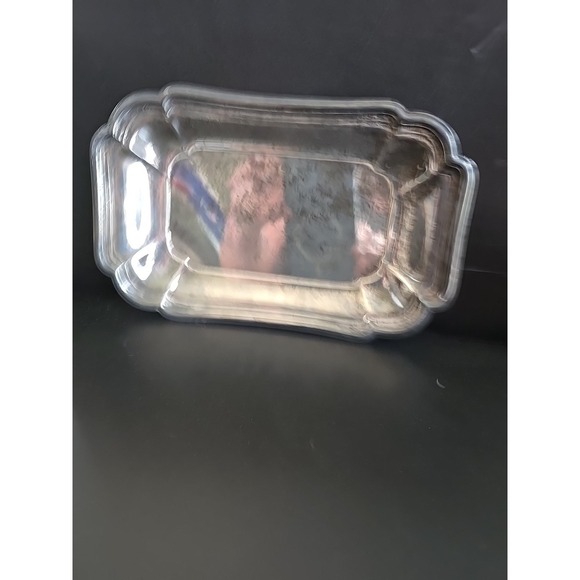 International Silver Co. Chadwick #1513 Serving Dish Platter Rectangular MCM VTG - Picture 3 of 8
